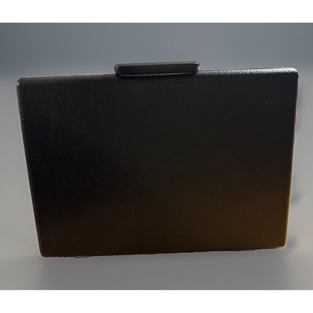 Vintage 1970’s Samsonite Black Hard Shell Briefcase Attaché No Key 18”x 12”x3.5”